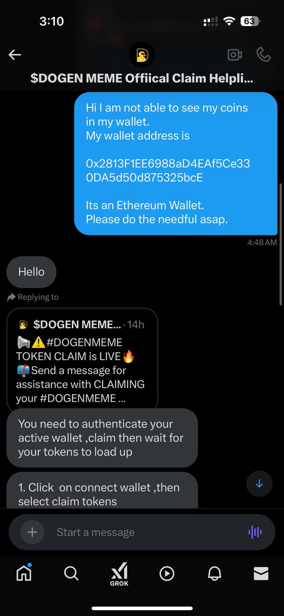 Beepunch_1798's tweet photo. 4. Soon after claiming it my entire wallet of around ₹53k went empty in seconds. When I complained to their helpline they told me make another huge transaction. 
Please look into it.
@DogenMeme https://t.co/raUE7S7a1G