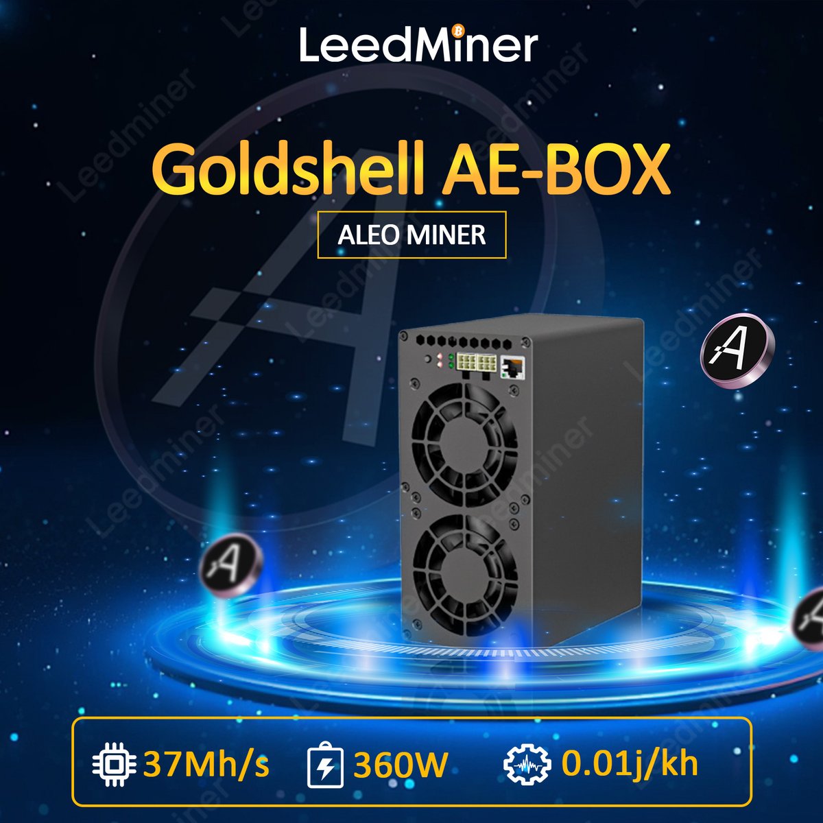 LeedMiner_Susie's tweet photo. 🔥#ALEO

🎯IceRiver AE0 
🛠️50Mh/s | 🔌100W | 💠zkSNARK

🎯Glodshell AE BOX 
🛠️37Mh/s | 🔌360W | 💠zkSNARK

#aleo #zks #AE0 #AEBOX #Asicminer #iceriverae0 

🌐Official Website: https://t.co/9ZFjf3yVzt
📱Whatsapp:https://t.co/wusdSJYkS0
📩: https://t.co/bnk8kxlWdY https://t.co/RStDI5eZLI