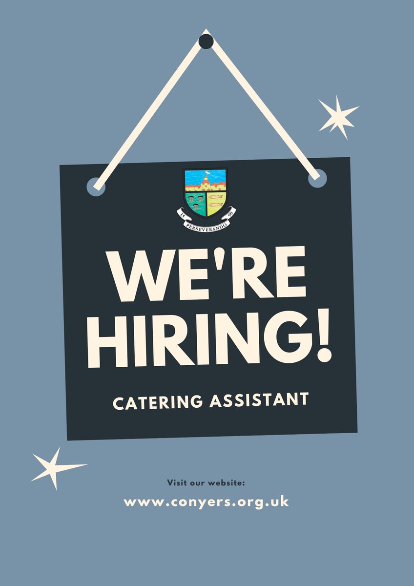 🚨 We’re Hiring! 🚨
We are looking for a Catering Assistant to join our team!
Come and be part of something special
👉 Visit valt.org.uk/our-vacancies for further details and to apply!
