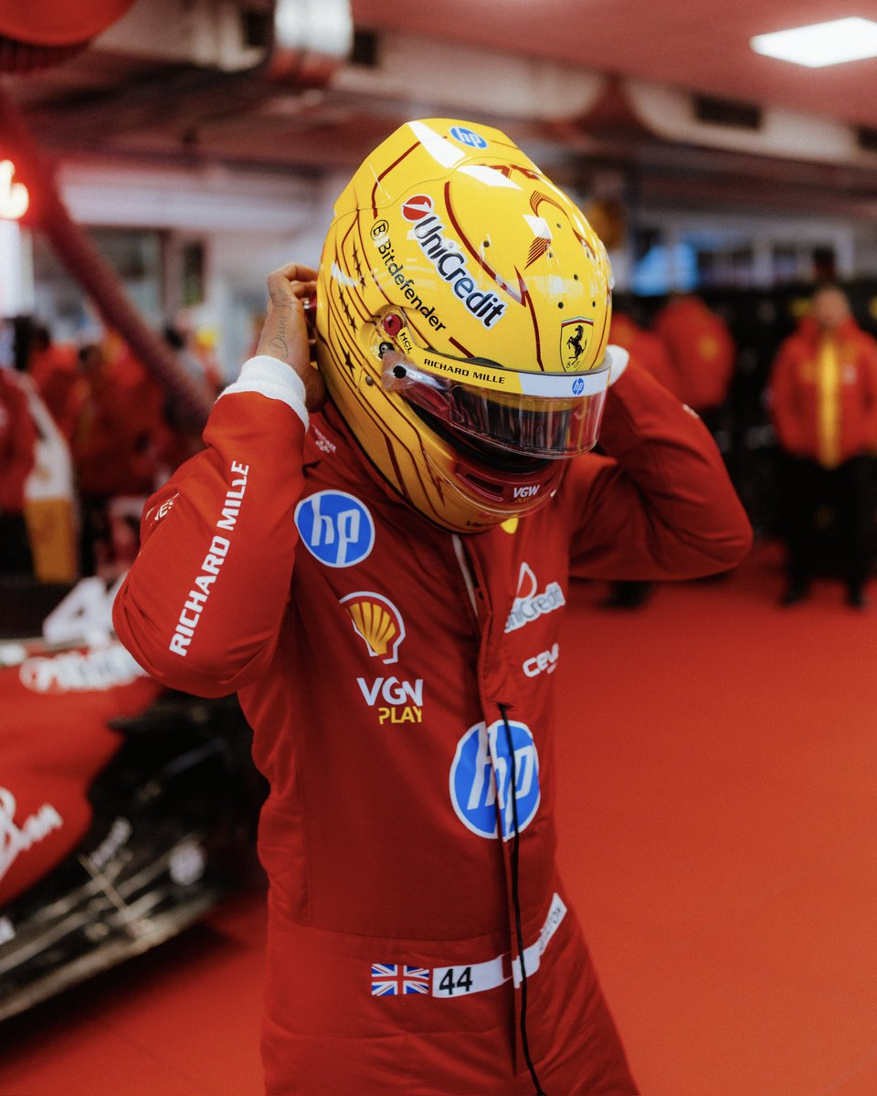 ScuderiaFerrari's tweet photo. Getting into the 2025 groove ✌️ https://t.co/rvIdTpjB6q