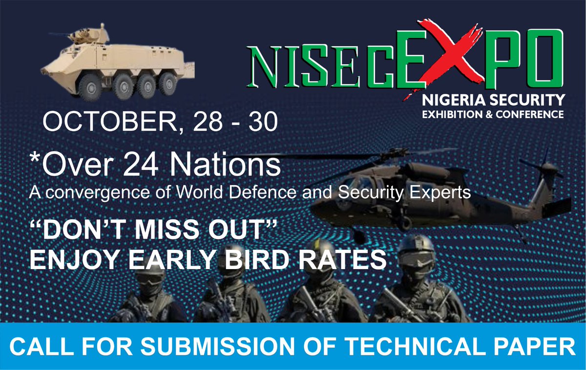 "NISECEXPO 2025"
A convergence of world defence and security thought leaders.
Learn More @ nisecexpo.com