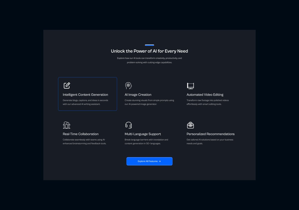 PAULTIMILEHIN1's tweet image. Key Features Section

I’d love to hear your feedback to help improve this design

#AIinDesign #DesignFeedback #UIUXDesign #AestheticDesign #UserExperience #DesignCommunity