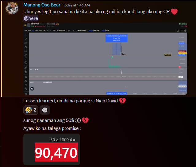 OsodaTsismoso's tweet photo. Shoutout sayo #nicodavid salamat, hahahaha https://t.co/ks3h6IDgMy