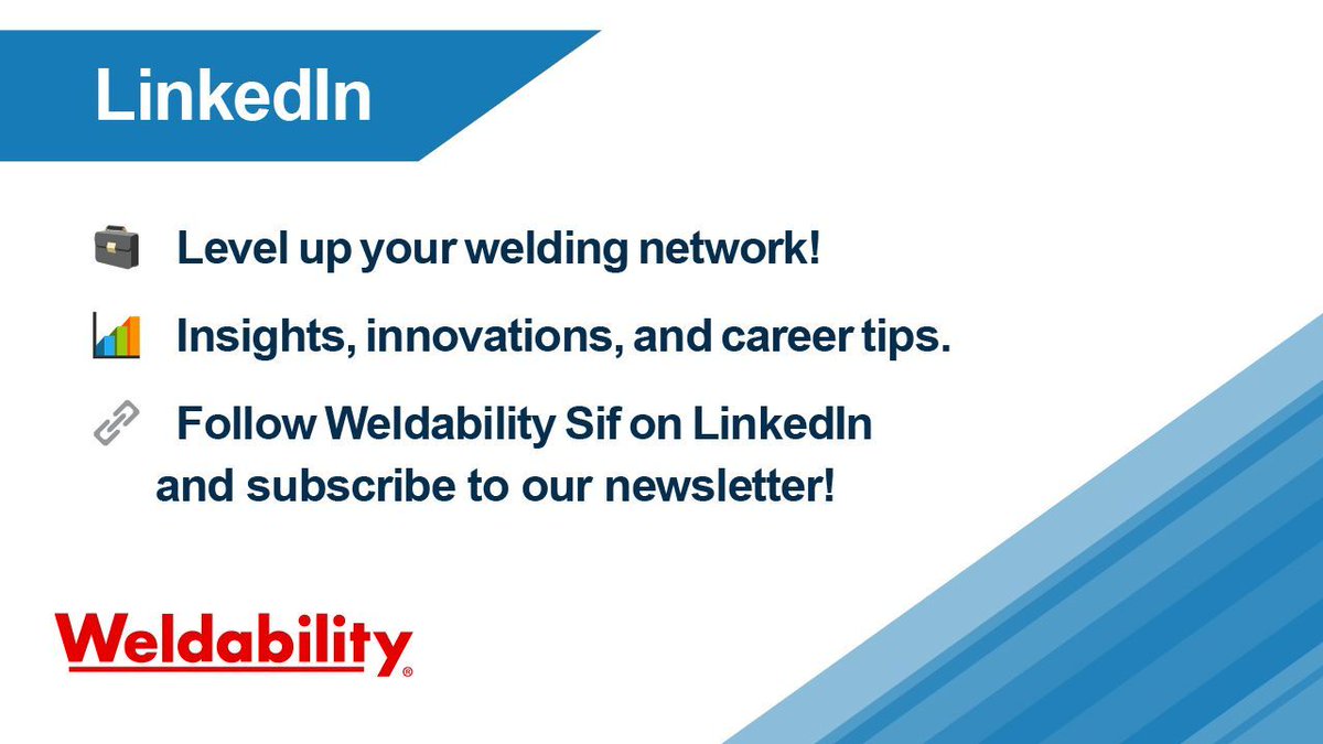 Weldability Sif tweet media