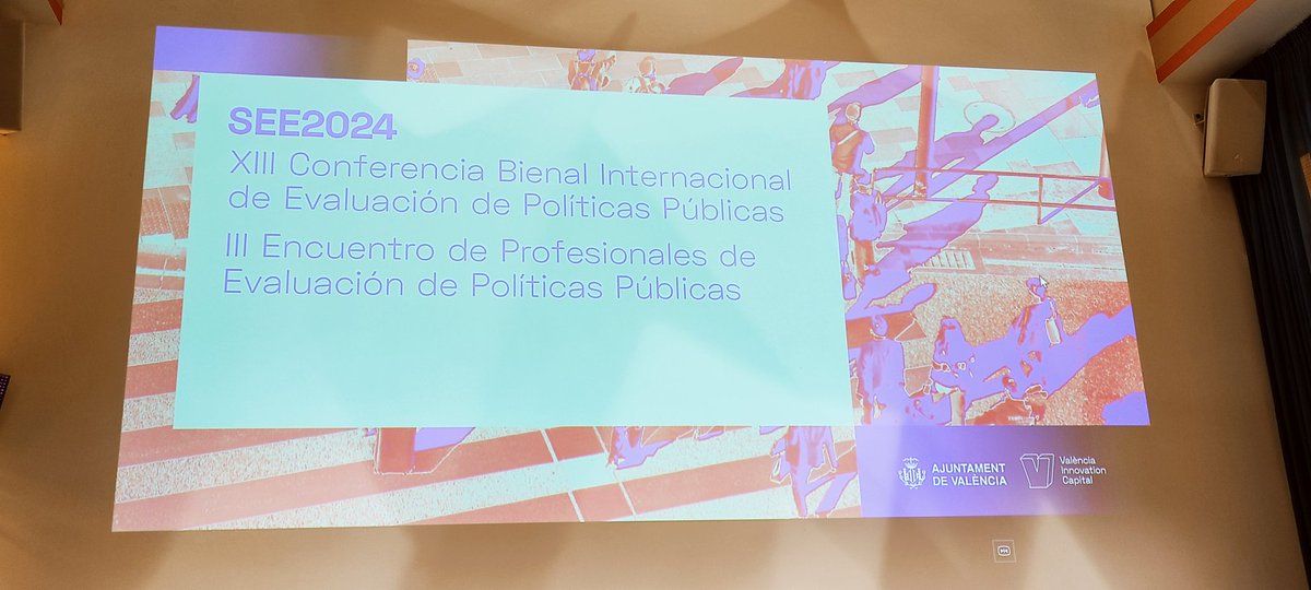Avui i demà a la #SEE2024 (XIII Conferencia Bienal Internacional de Evaluación de #PolíticasPúblicas), organitzada per <a href="/socevaluacion/">Sociedad Española de Evaluación</a> i @VLCILab.