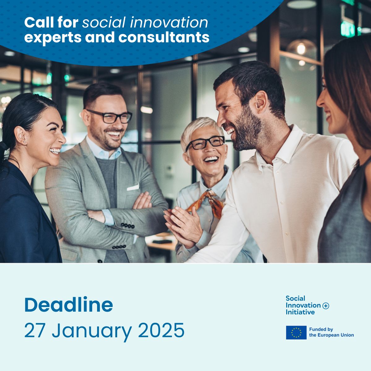 ➡️ Do not miss the chance to make an impact!
📑 Apply to the 𝗖𝗮𝗹𝗹 𝗳𝗼𝗿 𝗘𝘅𝗽𝗲𝗿𝘁𝘀 𝗮𝗻𝗱 𝗖𝗼𝗻𝘀𝘂𝗹𝘁𝗮𝗻𝘁𝘀 launched by @European Competence Centre for Social Innovation
📆 Deadline: 𝟮𝟳 𝗝𝗮𝗻𝘂𝗮𝗿𝘆 𝟮𝟬𝟮𝟱
🔗Check more at: bit.ly/4asJhhM