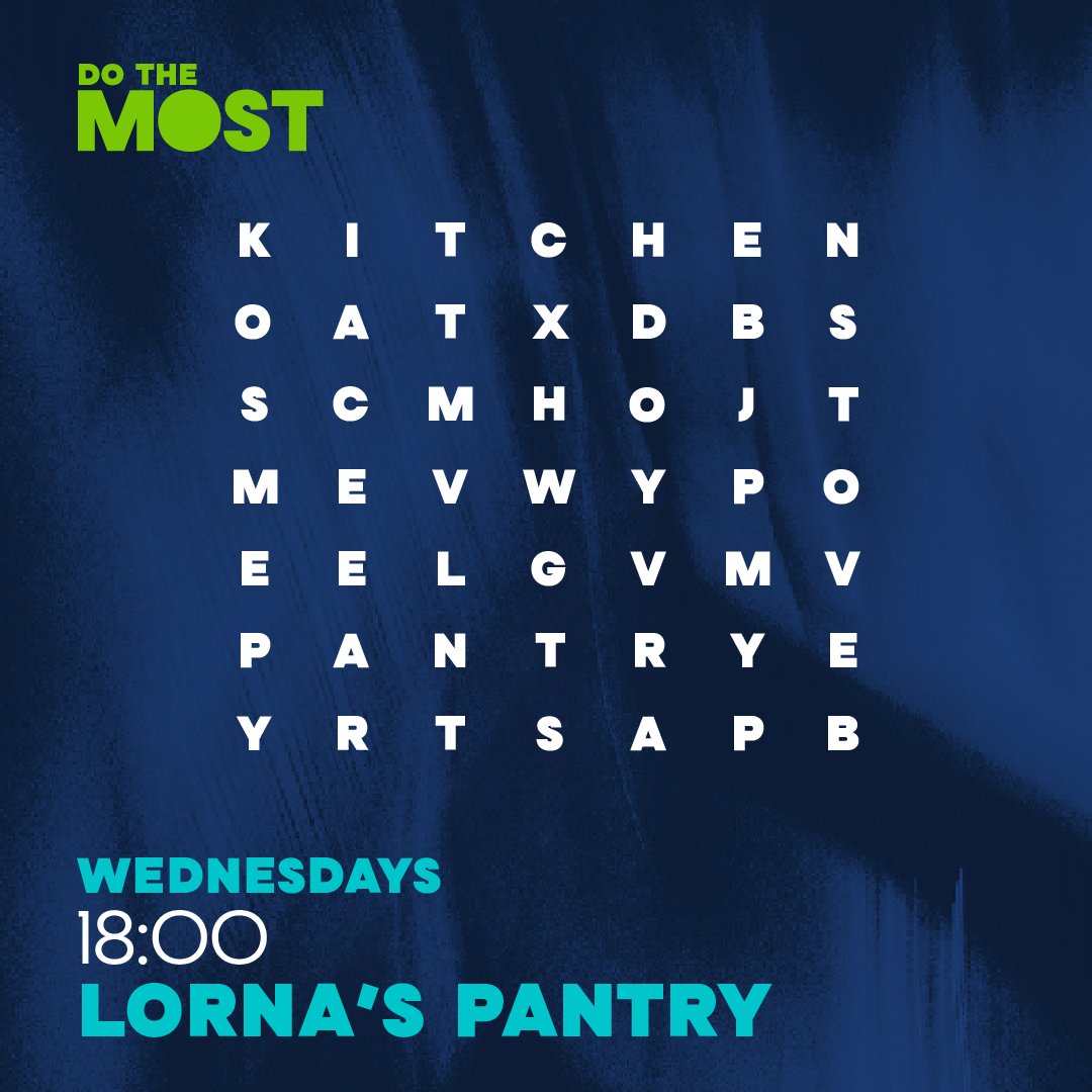 SABC3's tweet photo. Did you catch the latest episode of @lornamaseko's Pantry last night? Alright, let’s whisk away that January brain fog! 🧠✨ #DoTheMost and uncover all the cooking-inspired words in this puzzle. Ready, set, sizzle! 🍳🏁 #LornasPantryOnS3 #BrainTeaser #S3DoTheMost #OpenUp #S3 https://t.co/KVKCNLF7ma