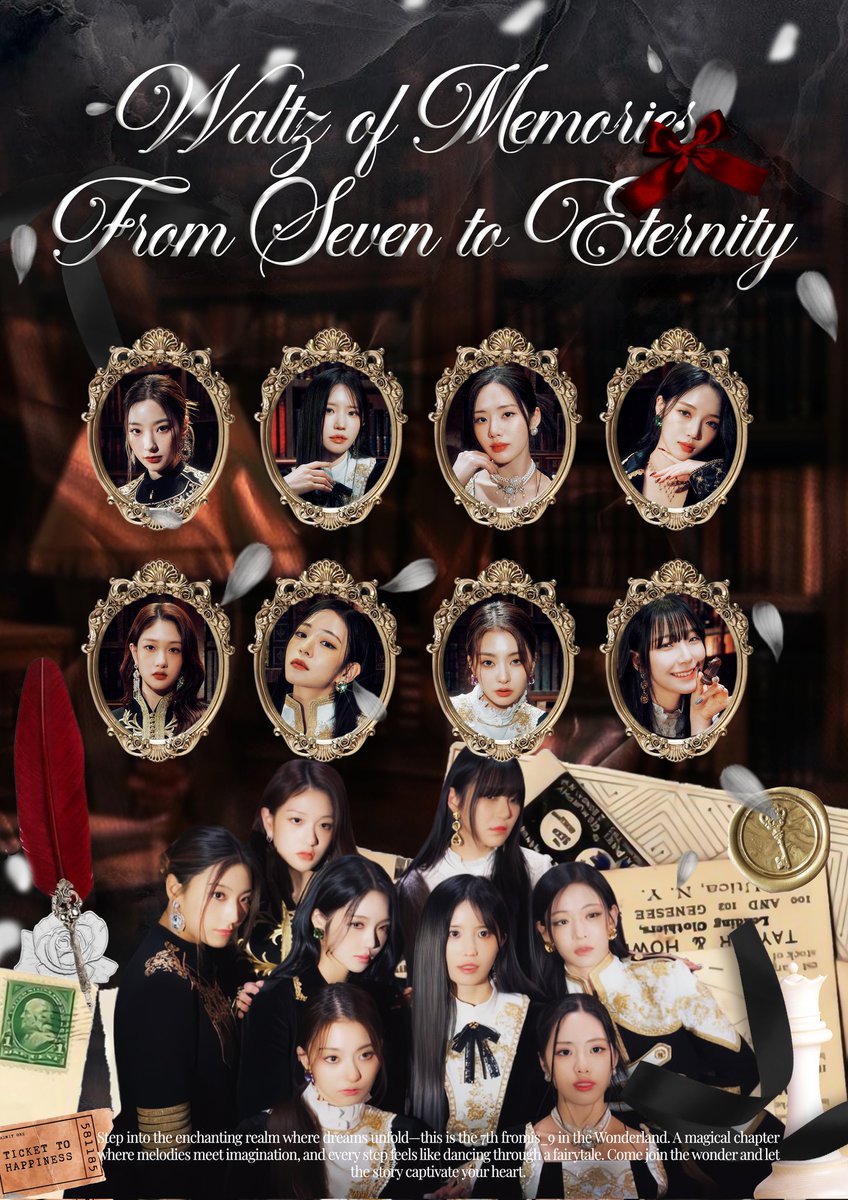 #♥︎ Meet in the middle as we swirling into each other 𝘸𝘢𝘭𝘵𝘻𝘦𝘴 at midnight, where each of ours now etched to memory. From day one until now, the journey began to dance among the stars. Shall we spellbound the 𝗅𝗎𝖼𝗄𝗒_𝗌𝖾𝗏𝖾𝗇 confetti to these ladies' eternity? 𐙚˚.