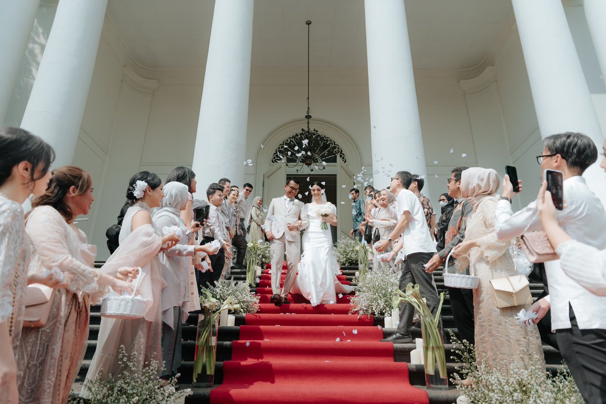 “Her smile holds the radiance of a thousand suns; his gaze carries the depth of unspoken vows.” — from the wedding of Gabriella &amp; Andreas, Jakarta