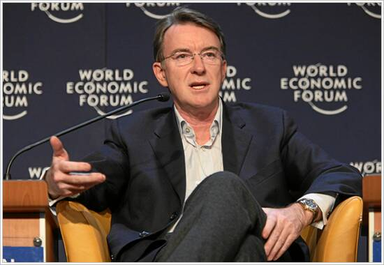Lord Peter Mandelson, allegedly once caught in a compromising position with Gordon Brown at Number 10,  is to be rejected as British Ambassador to America.

He's in receipt of an EU pension which means he's obliged to look after their best interests first.