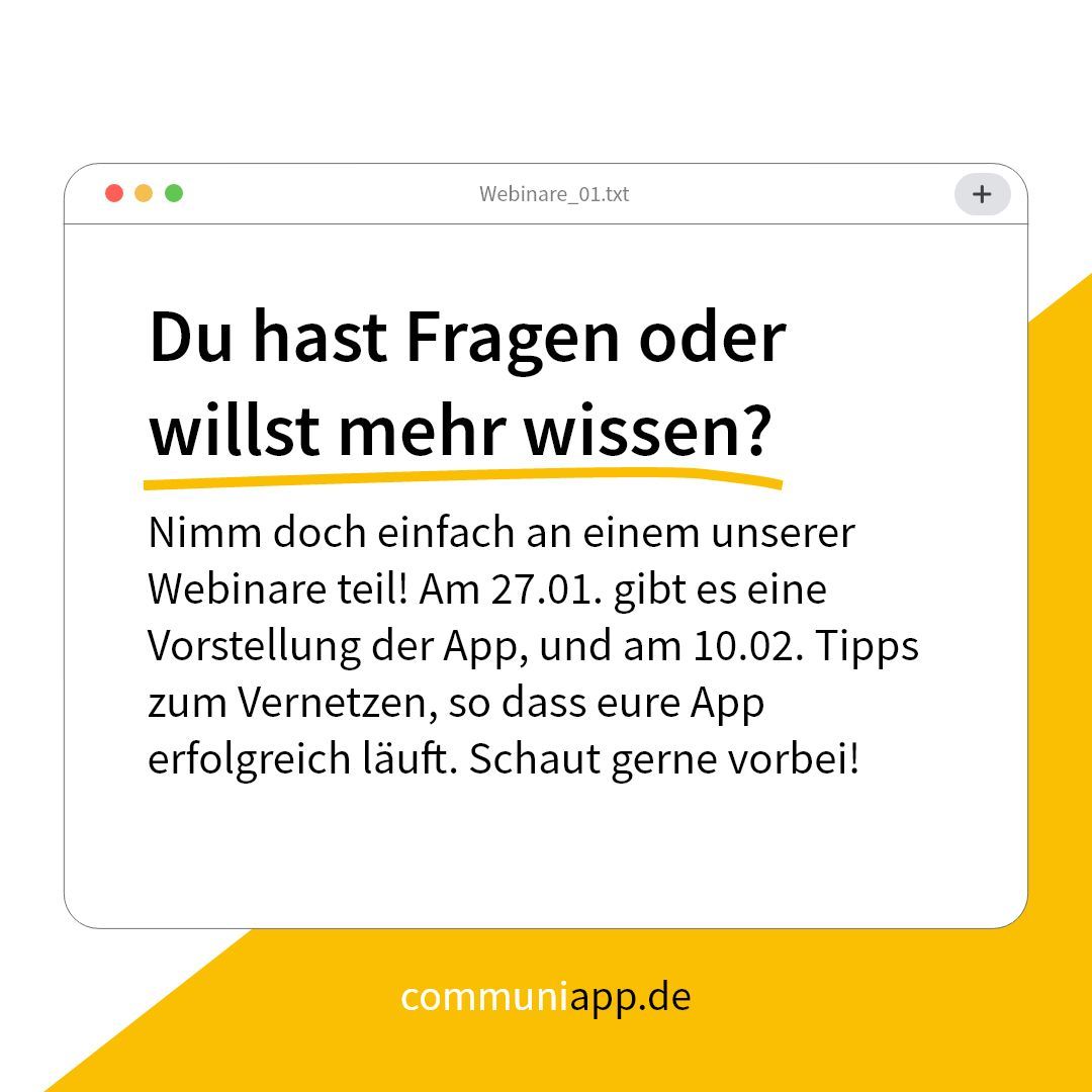Communi App tweet media