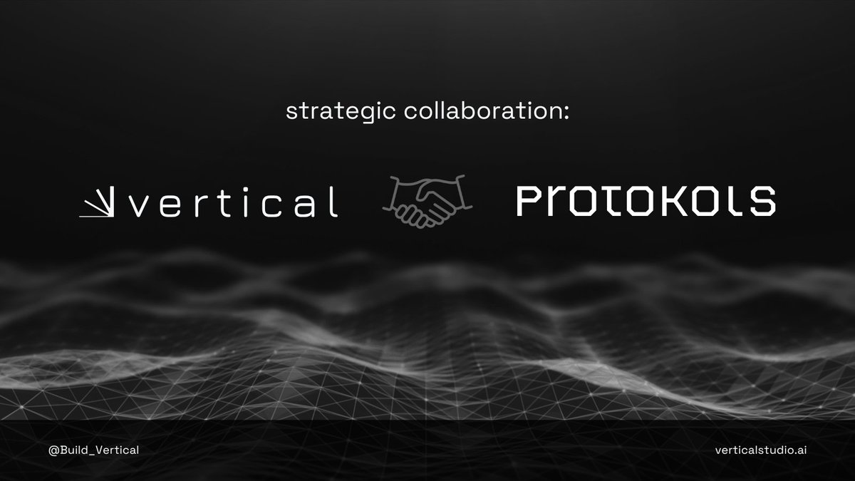 Vertical 🤝 Protokols

We’re teaming up with <a href="/Protokols_io/">ProtoKOLs</a> to open up the $KOL API for Vertical as the first premium user, granting us complete control over queried data.

We’ll use this to develop our first custom agent, which will soon help users speed up their training process