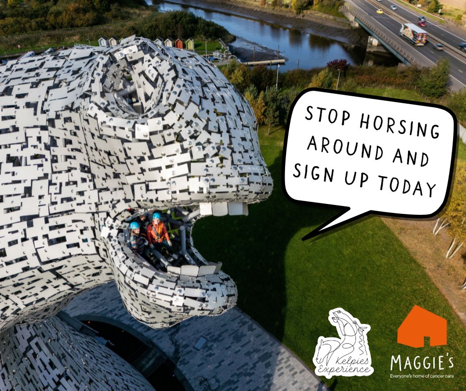 You've heard it from the horse’s mouth. Experience the magic and uncover the history of Kelpies with a guided 25-metre aerial climb to the horse’s mouth through a network of cables, ladders, and suspended platforms.

Sign up 👇
bit.ly/3CbWYoD