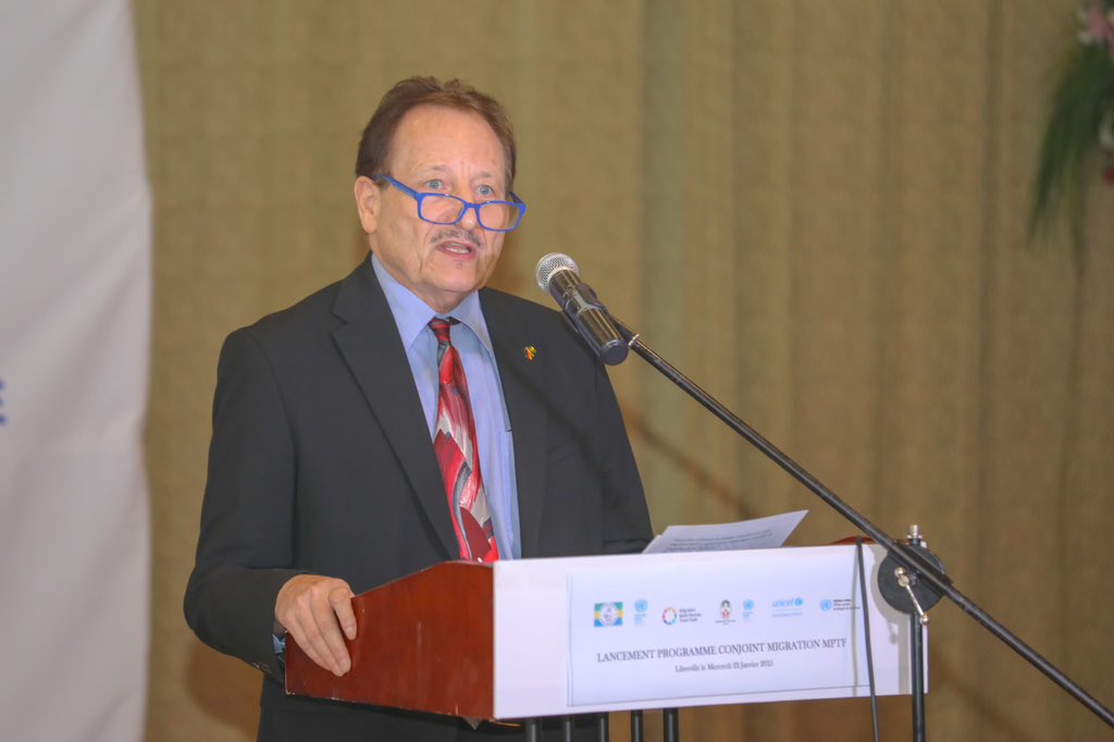 minintgouvga's tweet photo. Le 22/01/2025, le Ministère de l’Intérieur a participé au lancement du programme Gabon-Togo pour renforcer la gestion migratoire et lutter contre la traite humaine. Le Ministre empêché était représenté par le Gral.Ambroise Ngari, Dir. cab. sécurité. https://t.co/Bj5lBYywOT