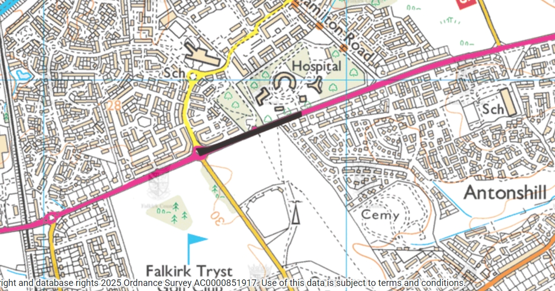 Falkirk Council Roads (@fcroads) on Twitter photo āļøROAD CLOSUREāļø
Please note that A88 Bellsdyke Road, Larbert, FK5 4HF is closed between Tryst Roundabout and the entrance to Bellsdyke Hospital from 23/01/25 until 28/01/25.
The closure is to allow emergency <a href="/scottish_water/">Scottish Water</a> works to be undertaken. Details are below: āļøROAD CLOSUREāļø
Please note that A88 Bellsdyke Road, Larbert, FK5 4HF is closed between Tryst Roundabout and the entrance to Bellsdyke Hospital from 23/01/25 until 28/01/25.
The closure is to allow emergency <a href="/scottish_water/">Scottish Water</a> works to be undertaken. Details are below:
