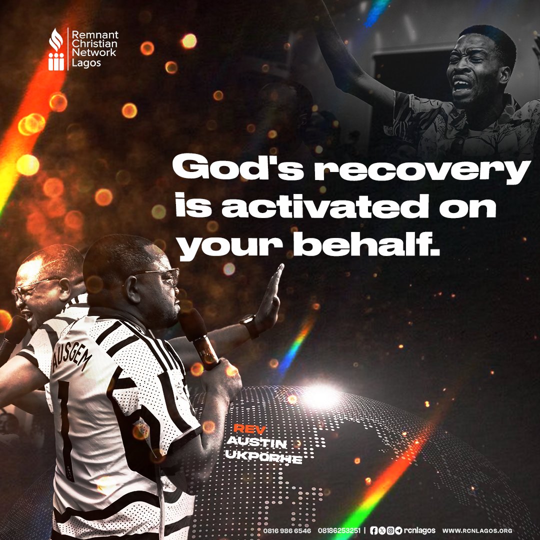 RCNLagos's tweet photo. He answered, “Pursue, for you will overtake them 
and recover all without fail.”
(1 Samuel 30:8)

This is a season of divine recovery; 
Everything lost to the enemy is being recovered 
by the Lord.

Are you ready to step into the pursuit and take 
back what’s yours?

#RCNLagos https://t.co/u2fl3IBpdR