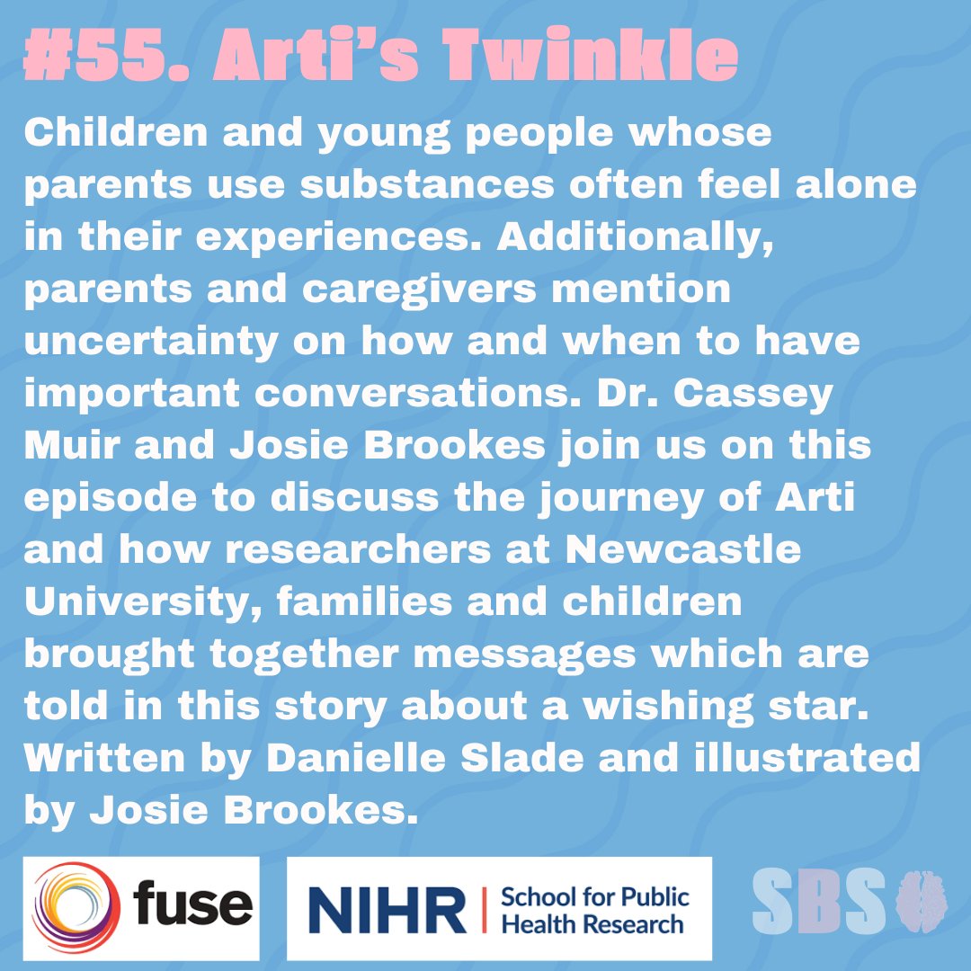 Dr <a href="/cassey_muir/">Cassey Muir</a> and Josie Brookes on developing a children's book to help shine light on parental alcohol use. Project by <a href="/NIHRSPHR/">NIHR SPHR</a> and <a href="/fuse_online/">Fuse</a> 

Listen now!

open.spotify.com/episode/6mjnJk…

youtu.be/5Mr9A8ak3DQ

#children #illustration #substanceuse #stories #publichealth