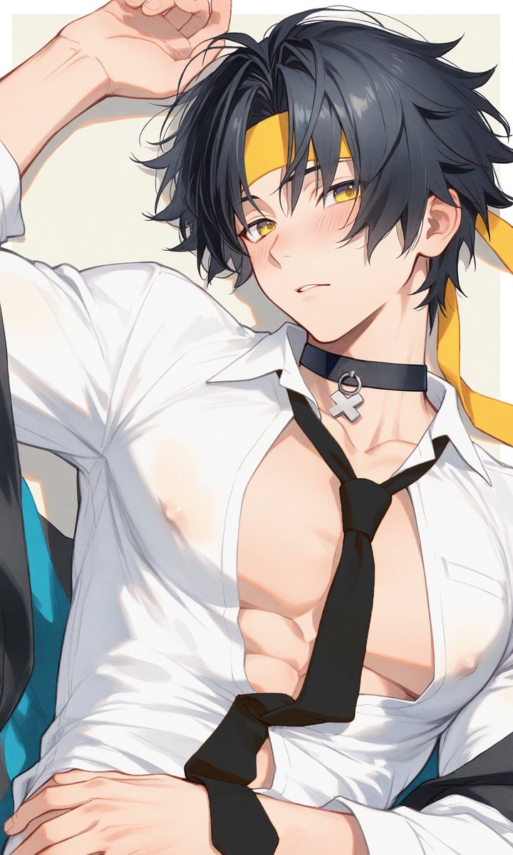 harukiOuO's tweet photo. I’m not shy, are you sure you’re ready for this?

#harumasa #浅羽悠真 #ゼンゼロ #zzzero https://t.co/jqzetHerAb