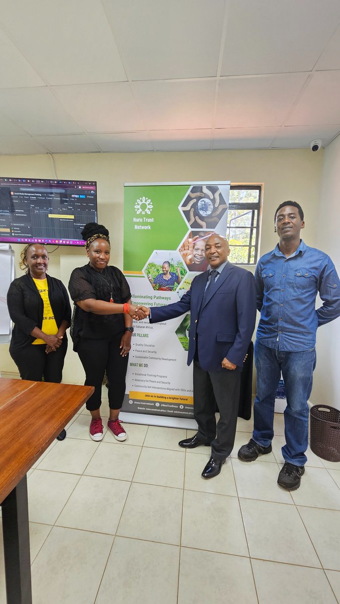 JuakaliSME's tweet photo. Great meeting the leadership of “NURU TRUST NETWORK” who are doing great work in building resilience and creating opportunities for marginalized communities across Sub-Saharan Africa  we explored areas of collaboration to support thousands of MSMEs/Informal sector actors from EAC https://t.co/eIzUGGzCPY