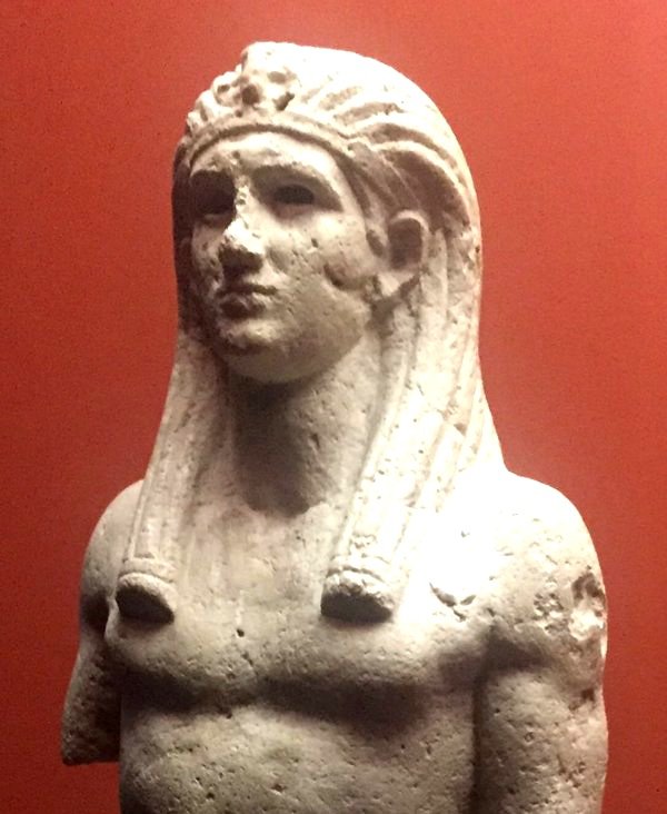 antinousgaygod's tweet photo. 🪷 This pensive, striding marble #Antinous #Osiris, who normally resides in the Greco-Roman Museum in Alexandria Egypt, spent his summer vacation holidays in 2018 in Saint Louis at the @StlArtMuseum with marine archaeologist Franck #Goddio's fabulous #SunkenCities exhibition. More images, details: https://t.co/UgWcoQGaof 🪷