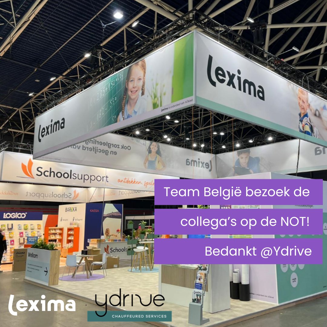 Dankzij taxi service Ydrive geraakt team België, zelfs met een collega met gebroken knie, vlot tot op de NOT-beurs in Utrecht! NOT, here we come 💪

#Lexima #NOT2025 

Meer over Lexima 👉bit.ly/3IGg5Gr