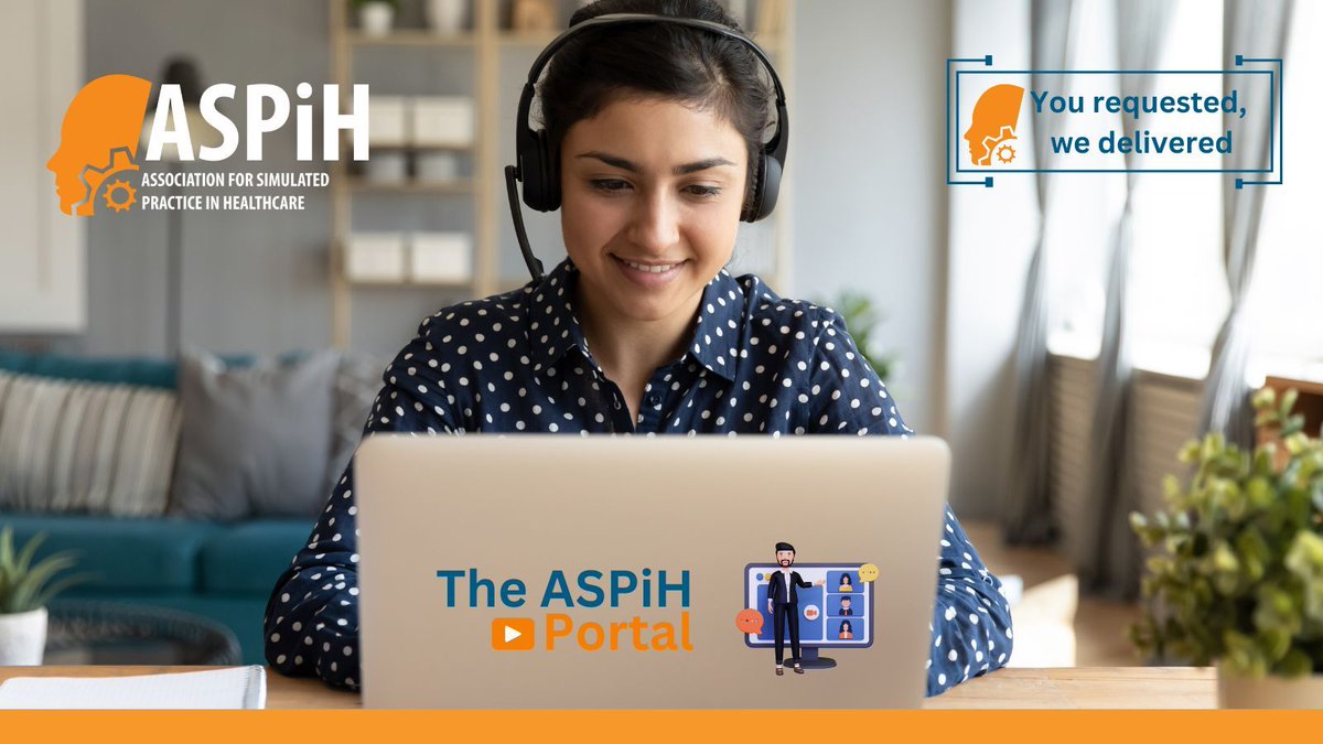 We have recently hosted a large number of #ASPIH webinars which are now available on the new #ASPiHPortal

- Which have you joined &amp; enjoyed
- What would you like to see next?

Make sure you revisit them on the #ASPiH Portal buff.ly/3YjzBSj 

#Simulation #MemberBenefit