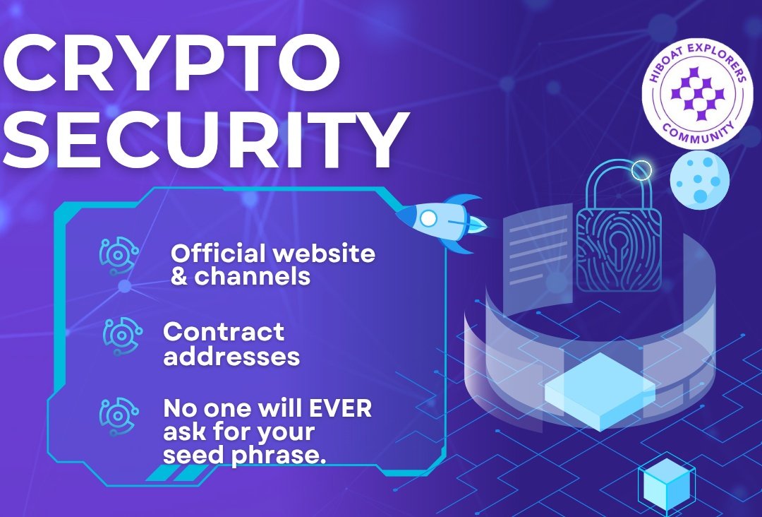 HIBOATXplorers's tweet image. Stay SAFU! 🔐🛡️
  
Fraudsters are exploiting memecoin hype with fake websites, tricking users into revealing seed phrases. There have been recent cases of different types of scams, draining of wallets. Stay vigilant! 👀