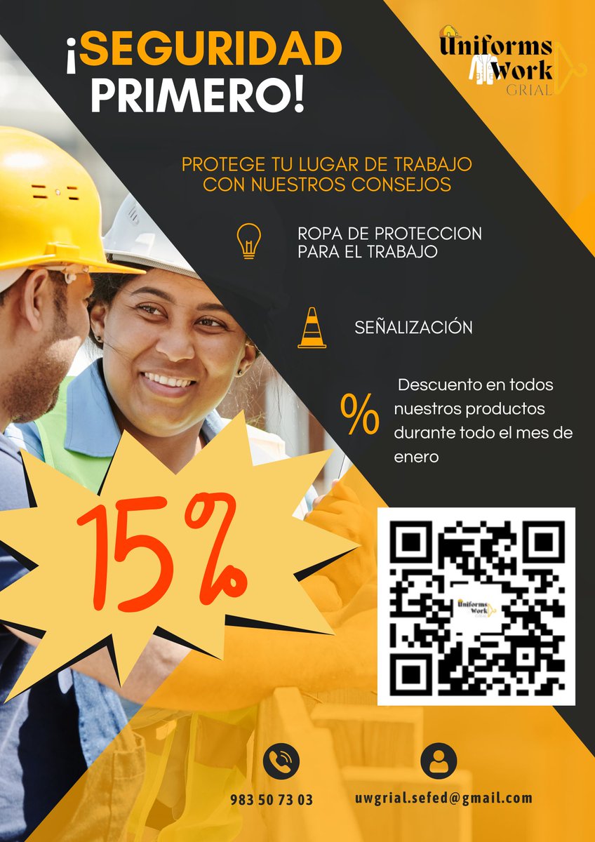 Ha iniciado un nuevo año, y es por eso que nosotros volvemos con un nuevo descuento 
!NO TE LO PUEDES PERDER!
EL 15% EN TODOS NUESTROS PRODUCTOS.

uwgrialsefed.wixsite.com/website
(Enlace de nuestra página web)