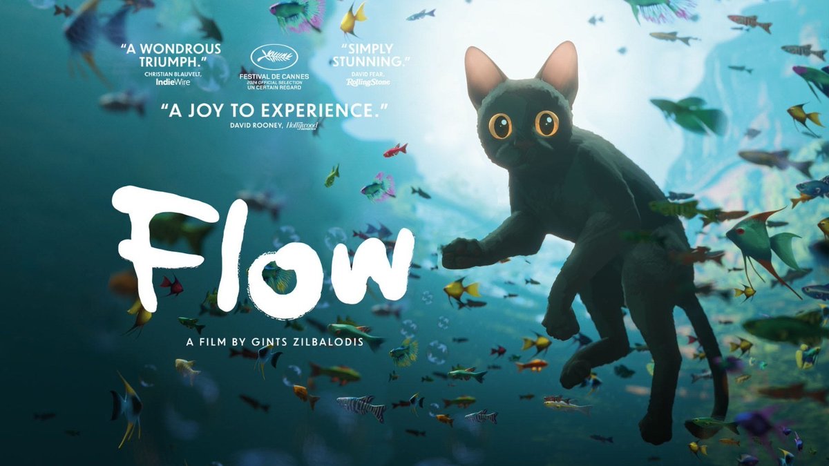 lazyleaflabs's tweet photo. Flow, an Indie film, just won the Golden Globe for Best Animated Feature, beating industry giants! Is this the rise of indie films as the next big thing? 
Sharing my pov👉https://t.co/Vy4roF1kim 

#IndieFilm #GoldenGlobes #flowmovie #animation https://t.co/PX2dKQrrzI