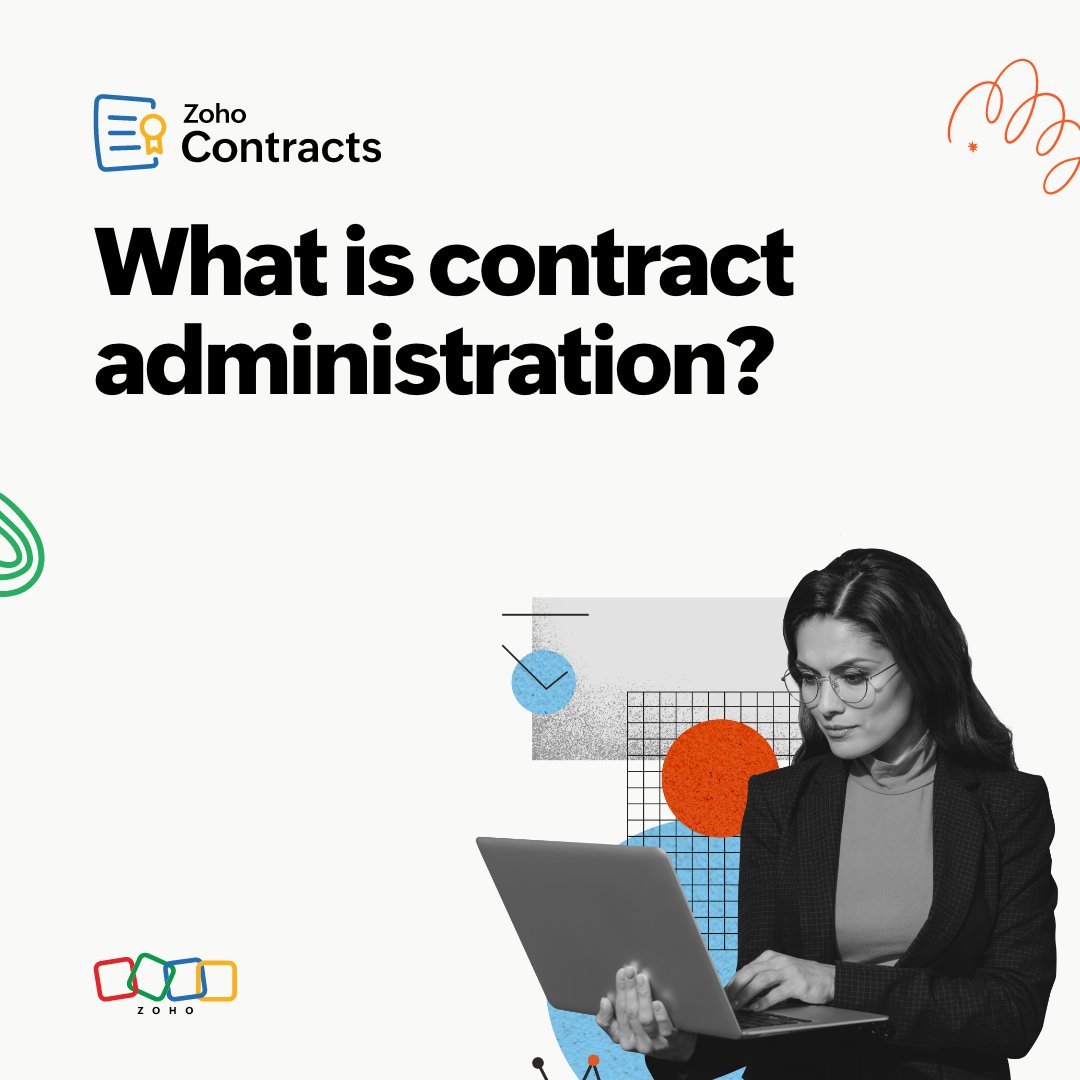 ZohoContracts's tweet image. Understand the difference between contract administration and management and discover how a CLM system can streamline contract administration for your organization.
#ContractManagement #Contractadministration #ZohoContracts
zoho.com/contracts/cont…