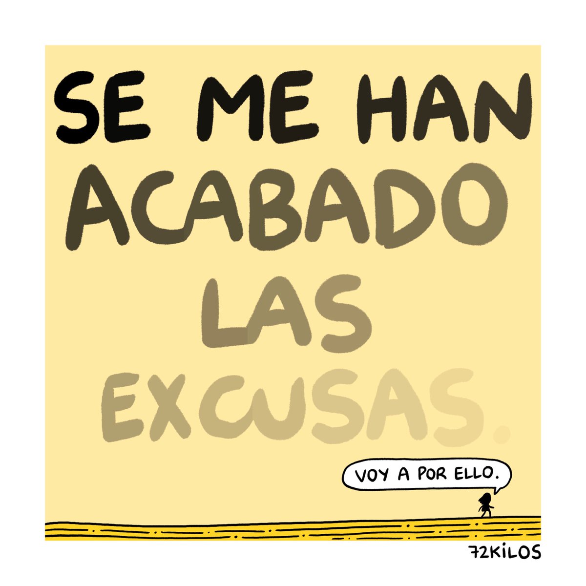 72kilos's tweet photo. Las excusas. https://t.co/iSIbAWYuK9
