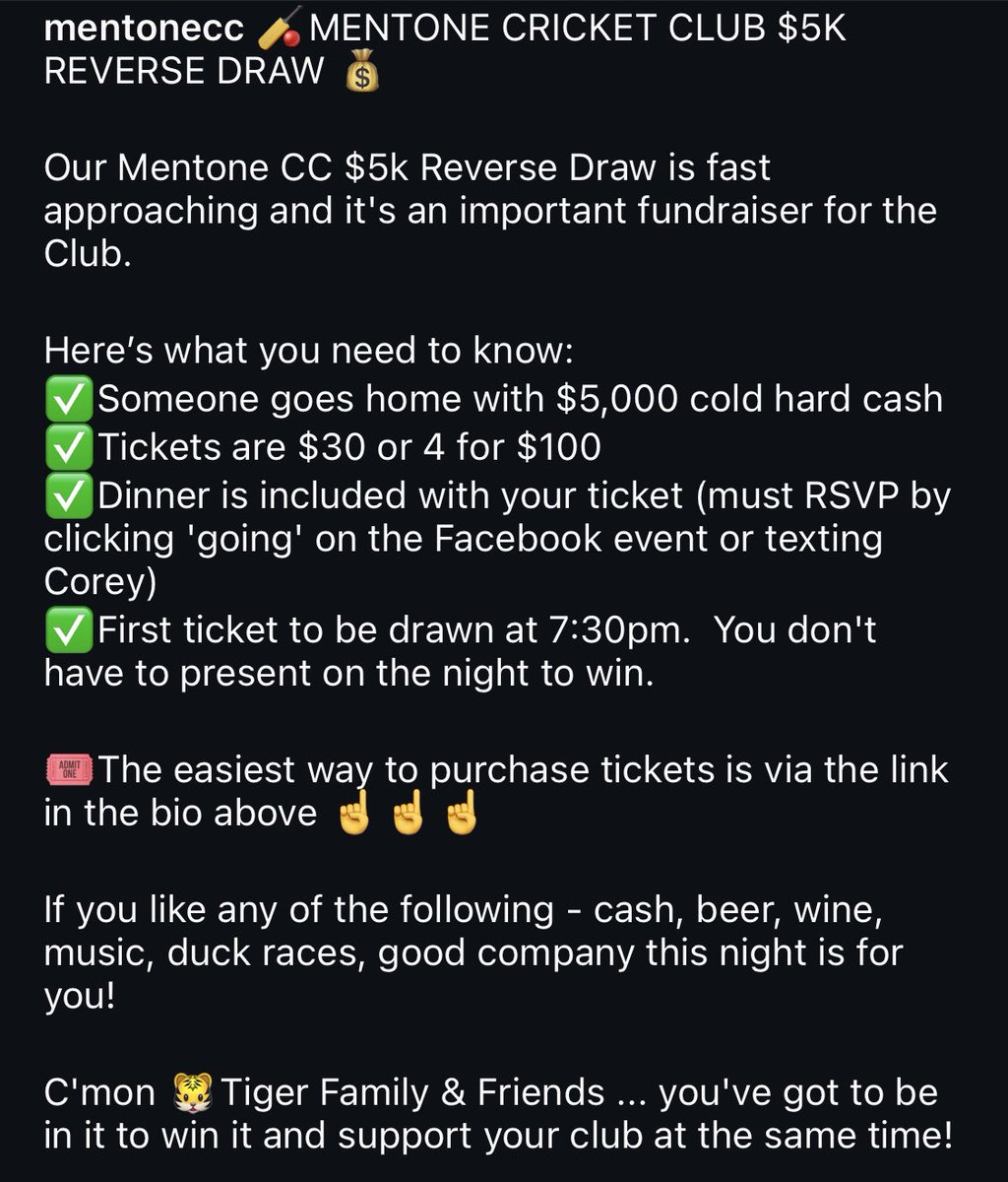 Mentone Cricket Club tweet media