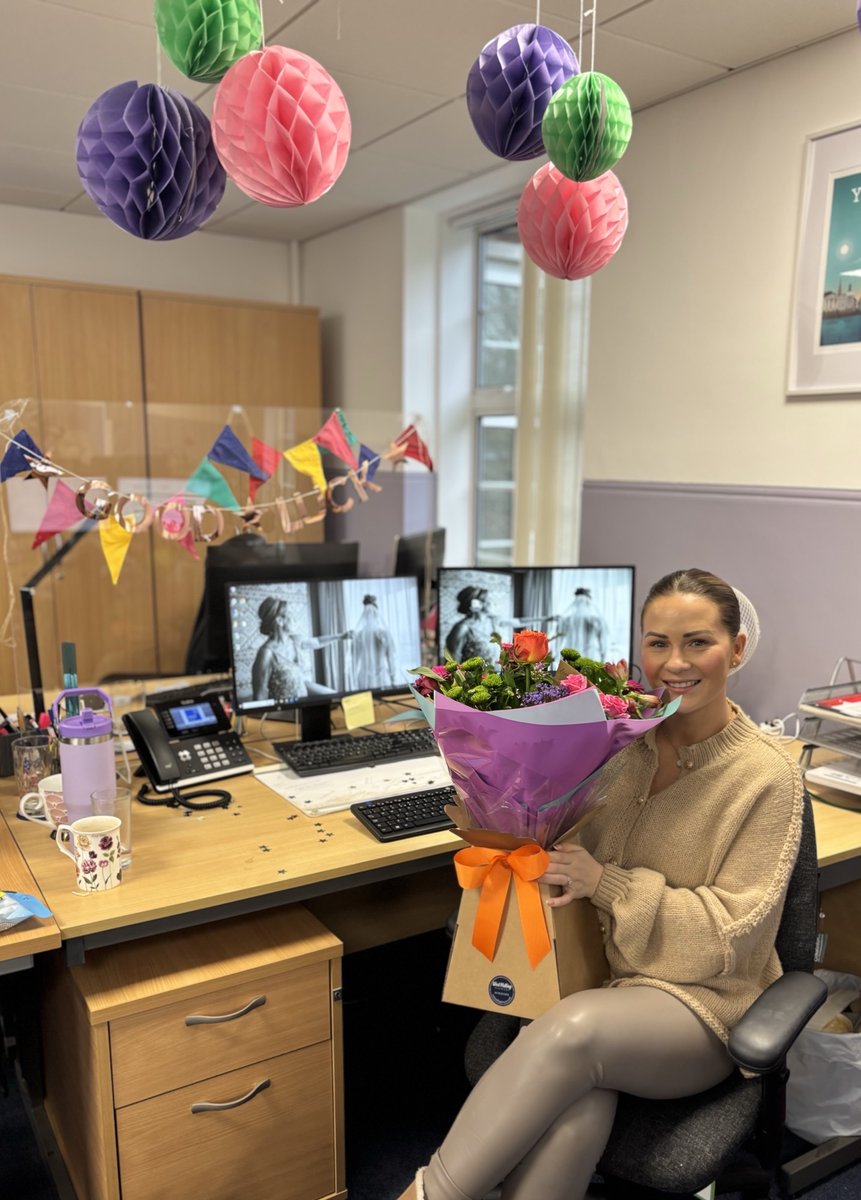 SBKHealthcare's tweet photo. After 13 wonderful years, we say goodbye to Leonna💜

As one of the longest standing members of the SBK team, Leonna is moving on to pastures new and we wish her the absolute best of luck for this next exciting chapter in her life🌼

From all of us at SBK, we can't thank you enough for your hard work, dedication and all the laughs - the office truly won't be the same without you.🫶

A colleague, a Customer Service Queen, but most importantly a friend, we'll miss you!💖