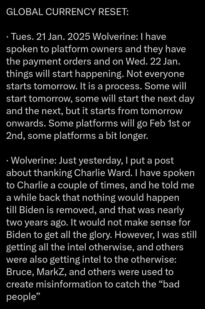 Tues. 21 Jan 2025 Wolverine: 
@RealJFK_Jr  ??
