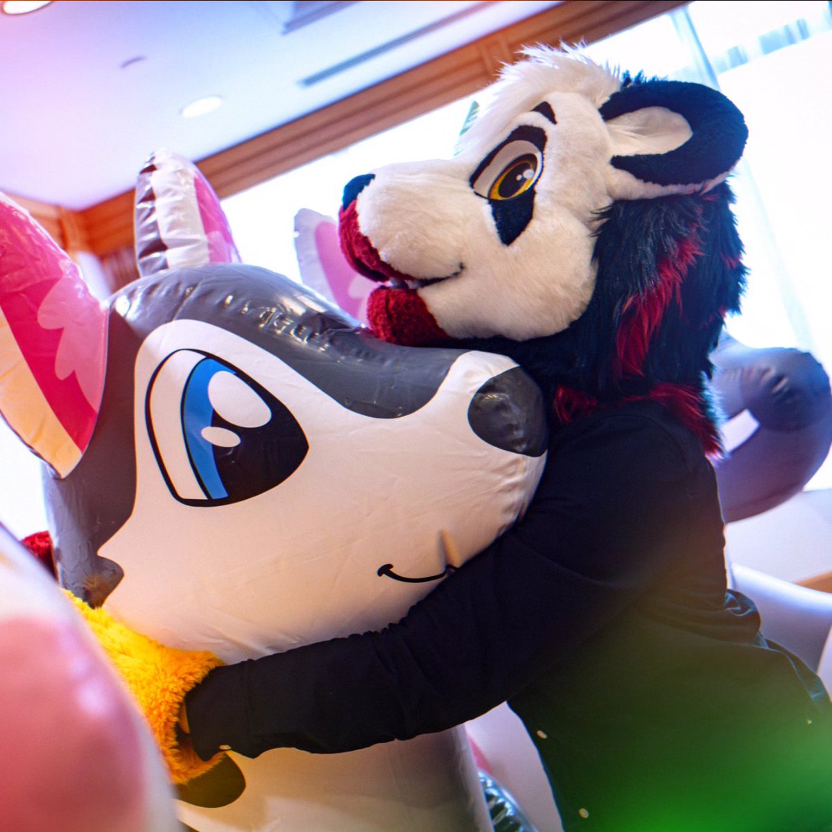 Tani_Soe's tweet photo. Had fun with the squeakies at #FBL #FBL12 ^\\\\^
Pics by @BrekWoof ^^ thanks for organising the panel ^\\\^ https://t.co/K8GkH2HkMg