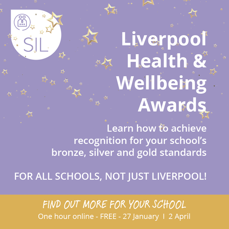 SIL_HWBteam's tweet photo. FREE SESSION: Find out all you need to know about progressing through bronze, silver and gold levels in these excellent, standard-setting awards for health and wellbeing - for all UK schools. One hour online.

https://t.co/nAB25jwSsI

#SILhealthandwellbeing #ukschools https://t.co/YMBfNiGpWU