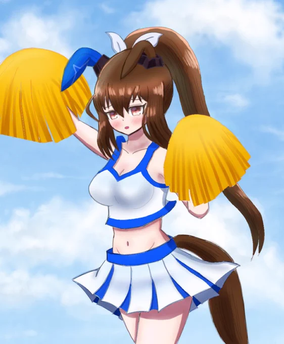 #このタグを見た人は黙ってチアガールを貼る 