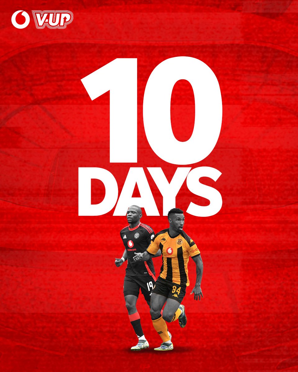 VodacomSoccer's tweet photo. WE CAN’T WAIT ANYMORE!​

​Shapa retweet if you are excited about the #SowetoDerby!​

@Vodacom #VUPYourSummer https://t.co/1R92DSRis6