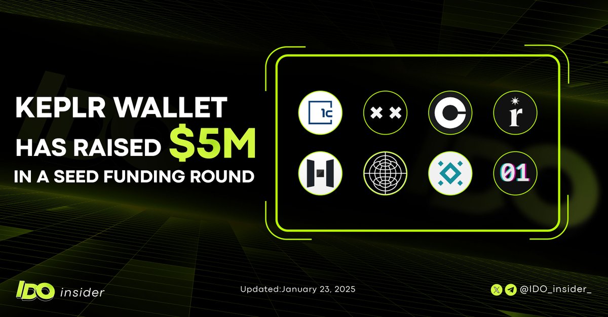 Keplr Wallet Secures $5 Million to Fuel Interchain Expansion

💸<a href="/keplrwallet/">Keplr Wallet</a>, a leading browser extension wallet for the Inter-Blockchain Communication (IBC) ecosystem, has successfully raised $5 million in a seed funding round.  This investment brings together a prominent group
