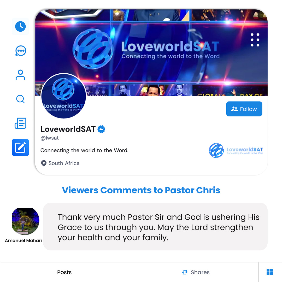 lwsat's tweet photo. 📺🤓𝐕𝐈𝐄𝐖𝐄𝐑'𝐒 𝐂𝐎𝐌𝐌𝐄𝐍𝐓𝐒❤️✨
Appreciation comment from Amanuel Mahari while participating on the Global Communion Service with Pastor Chris.
Watch Loveworldsat 24/7 on https://t.co/p1obFEclJC
#loveworldsat #loveworldnetworks #viewerscomments #views https://t.co/EaRtSqA9te