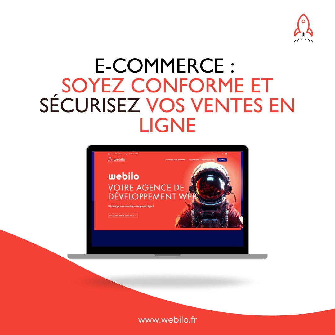 WebiloAgence's tweet image. E-commerce : Vendez en toute sécurité avec Webilo ! 

La création d’un site e-commerce n&apos;est pas qu&apos;une question de design, c’est aussi un enjeu de conformité légale !
Webilo vous accompagne pour un site fiable et en règle.🚀linkedin.com/feed/update/ur…