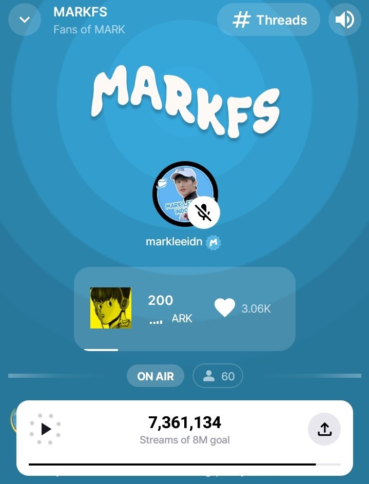 MARKLEE_IDN's tweet photo. [🎧 MARKFS STATIONHEAD]      

Markfs! @MARKLEE_IDN is live at @STATIONHEAD now 🩵

• https://t.co/BfeVB6rXyY
• https://t.co/U0Dbkog6ce     

A million different stars but you're the one ✨

#MARKFSTREAM #MARK_200
#마크 #NCT마크 #MARK #マーク https://t.co/5FDSCDtwe2