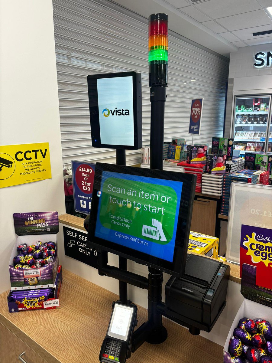 _HendersonTech's tweet photo. We are thrilled to be the chosen EPOS provider for Roadchef/ WHSmith Folkestone Services!  

Our team has installed three brand-new SCOs alongside a traditional manned till to provide customers with both a seamless and exceptional experience ✨

#EDGEPoS #Roadchef #GoLive https://t.co/rCrUhcRqfa