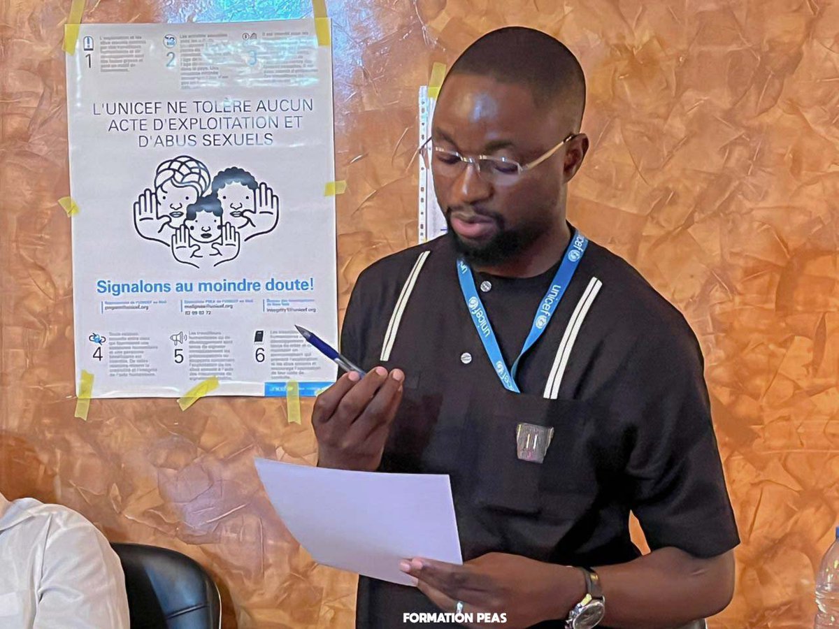 AssafeMali's tweet photo. ATELIER DE FORMATION SUR LES THEMATIQUES VBG ET PEAS (PROTECTION CONTRE L’EXPLOITATION ET L’ABUS SEXUELS)
CET ATELIER DE FORMATION DE 3 JOURS A POUR BUT DE BIEN FORMER LES AGENTS D’ASSAFE DANS CES DIFFERENTES THEMATIQUES AFIN DE REPONDRE AUX ATTENTES DU TERRAIN.
PERIODE :22 AU 24 https://t.co/MMNPF8Jv1U