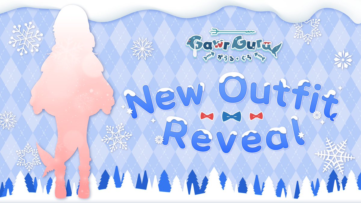 hololive_En's tweet photo. 🐟🔱New Outfit Reveal🔱🐟

BrRrrrRr! 🥶 
It's so cold outside... let's stay warm with shark! 
@gawrgura will drop a new outfit on her YouTube channel, coming soon!

⏰ January 25th, 5 PM (PST)

#snowshark https://t.co/2lvQo6wvYg