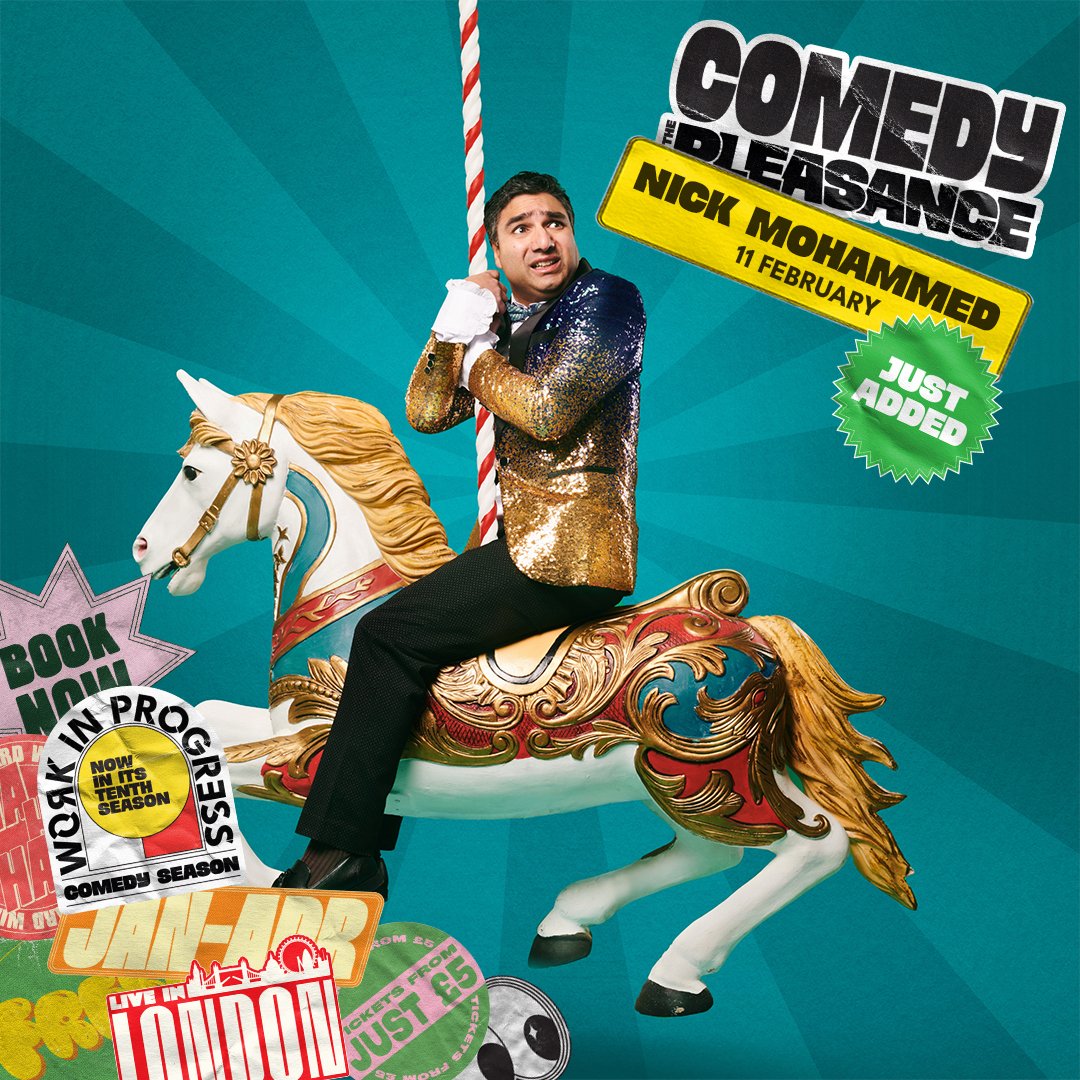 We heard you wanted some more WIP comedy shows? You’re in luck - we’ve just added three more to the programme!

🌟 <a href="/nickmohammed/">Nick Mohammed</a> is Mr. Swallow | 11th February
As seen on Ted Lasso and Taskmaster, ⭐️⭐️⭐️⭐️⭐️ (Guardian)