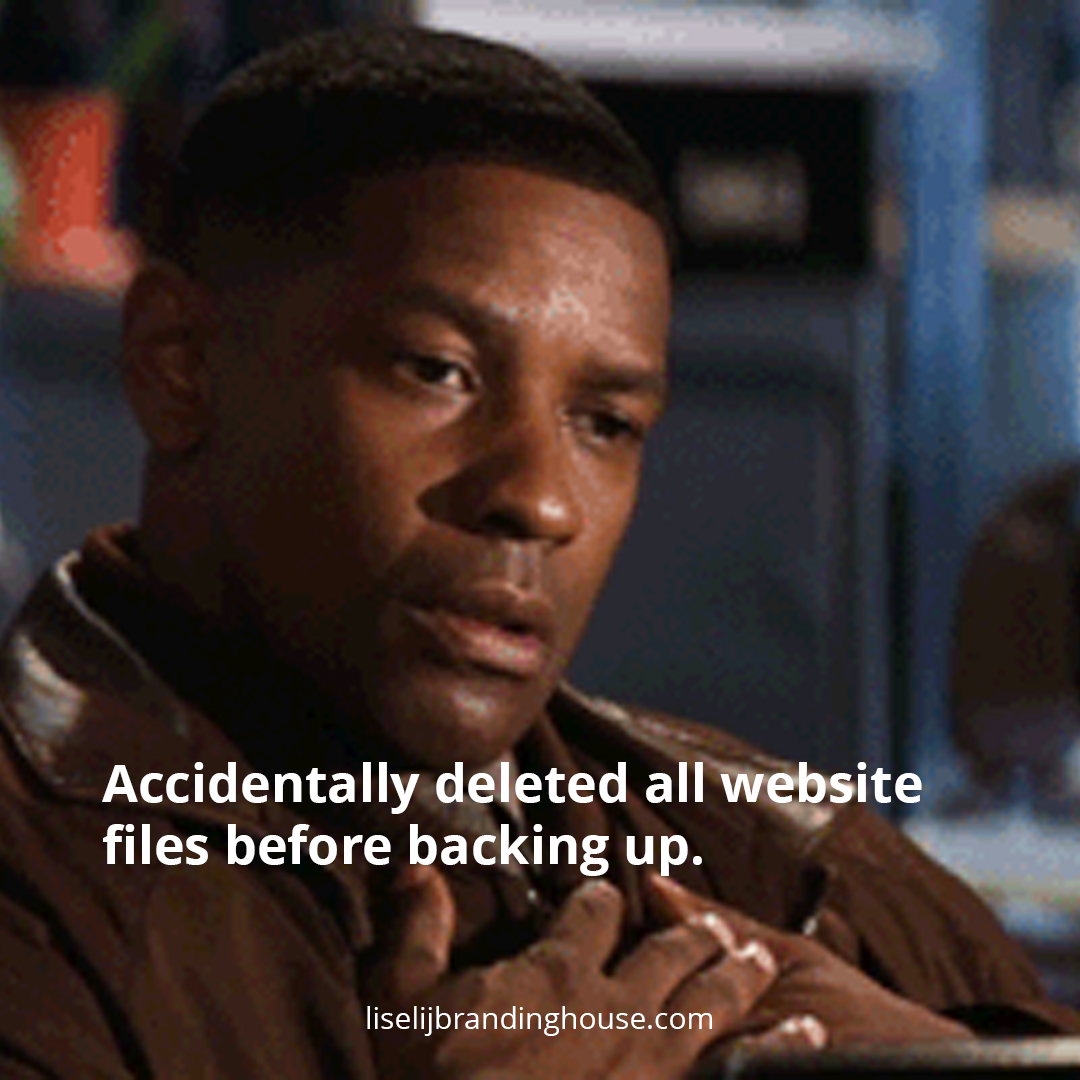 liselijdesign's tweet image. Accidentally deleted an entire website! Web developers, who else can relate? 🙈 😱 

#WebsiteDisaster #BackupFiles #DigitalSafety #Coding  #LiselijBrandingHouse #Liselijdesign