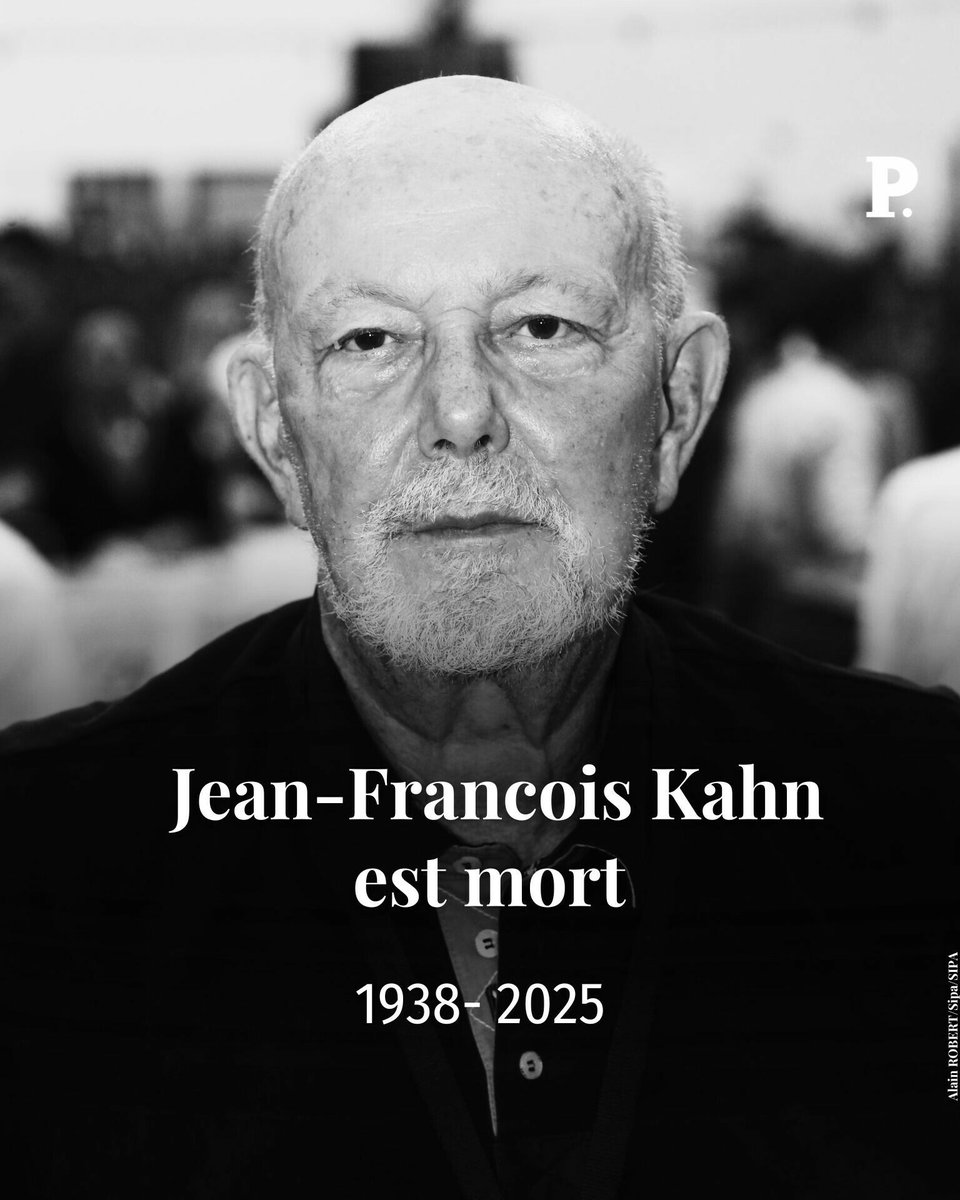 ⚫Fondateur de « L’Événement du Jeudi » et de « Marianne », le journaliste et essayiste Jean-François Kahn est mort à l’âge de 86 ans➡️ l.lepoint.fr/aeO