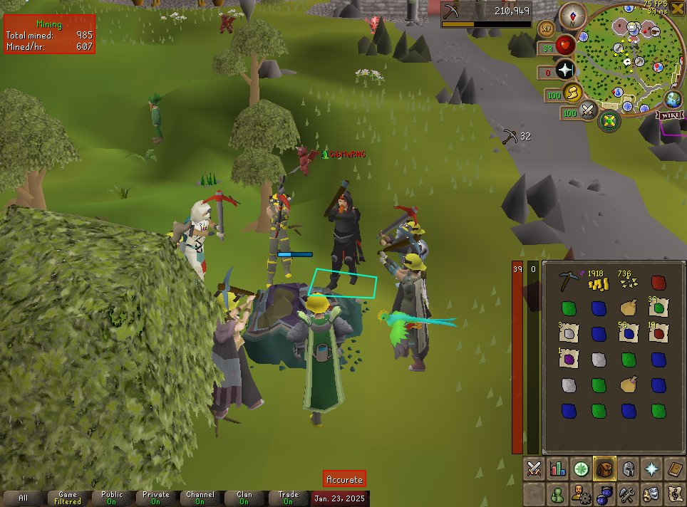 Nekro_RS's tweet photo. Nothing can beat waking up and getting back on that stardust grind! #OSRS #IronMan https://t.co/Vd6cfH0wGL