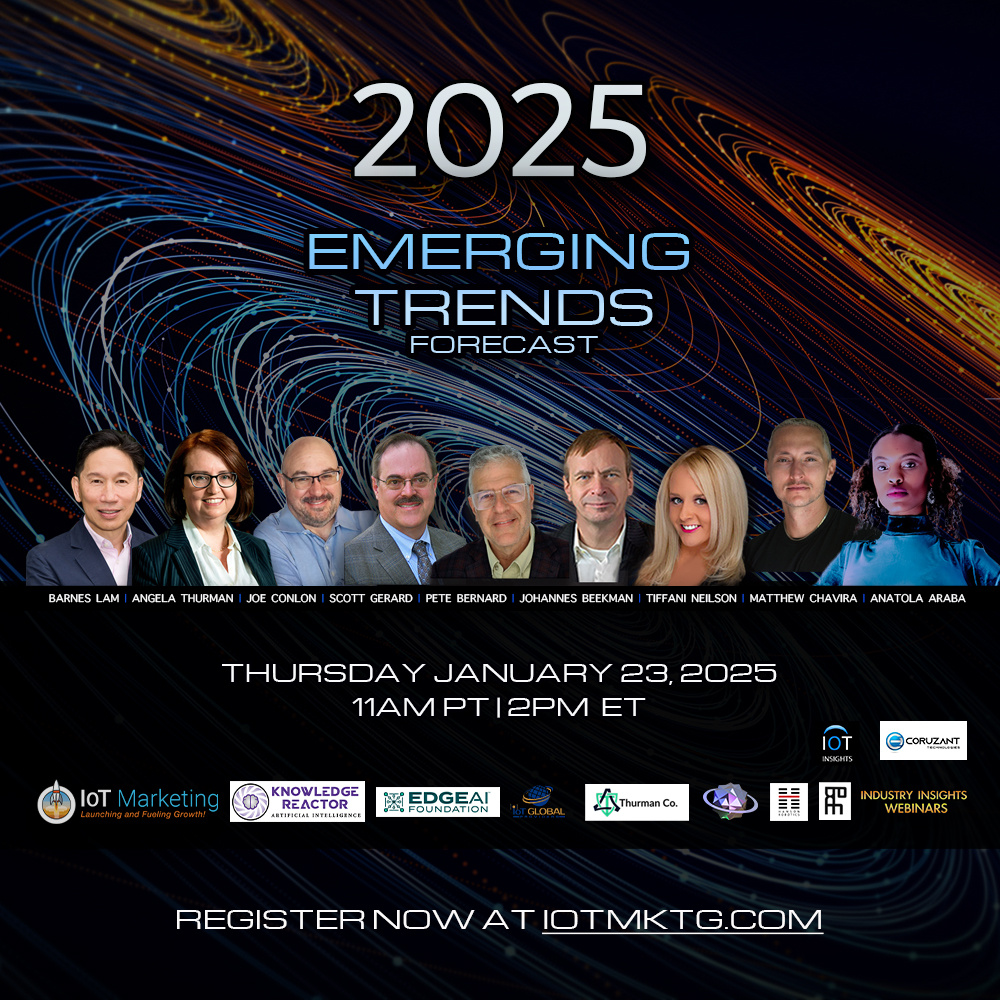 iot_marketing's tweet image. 🌐 The future is here—are you ready to explore it?

Today at 11 AM PST, the 2025 Emerging Trends Forecast reveals how AI will reshape our lives.

Bold ideas, groundbreaking insights—don’t miss it!

🕒 Register now: hubs.li/Q033GZZN0

#FutureOfAI #EmergingTech2025